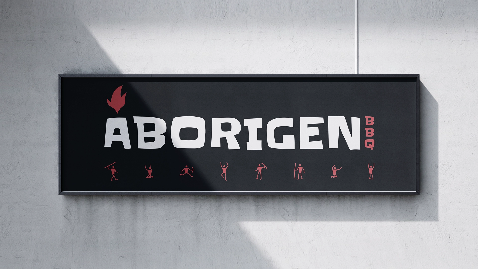 Imagen del proyecto de branding para el restaurante Aborigen BBQ – captura 1