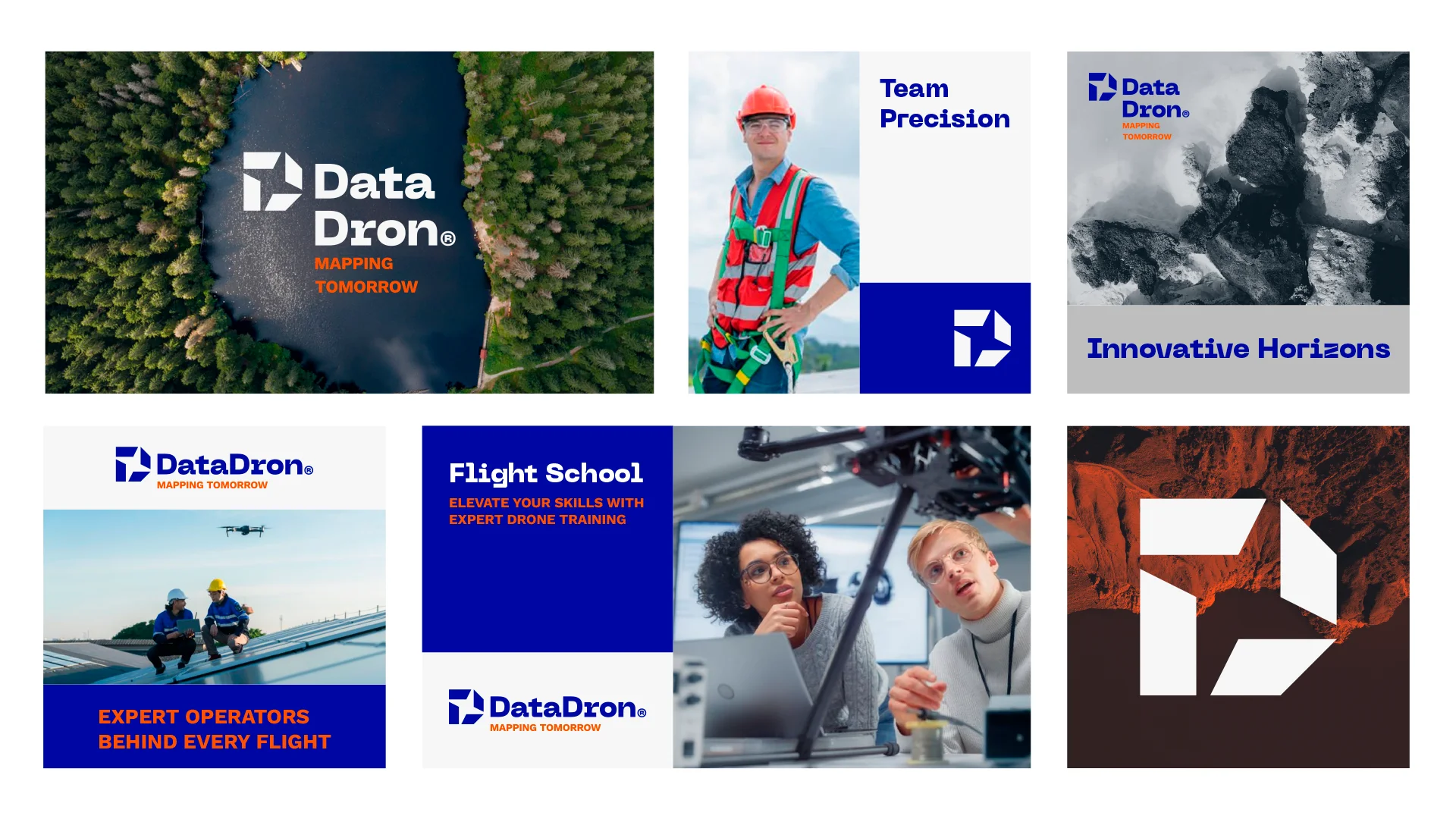 Imagen del proyecto de branding tecnológico Datadron – captura 4