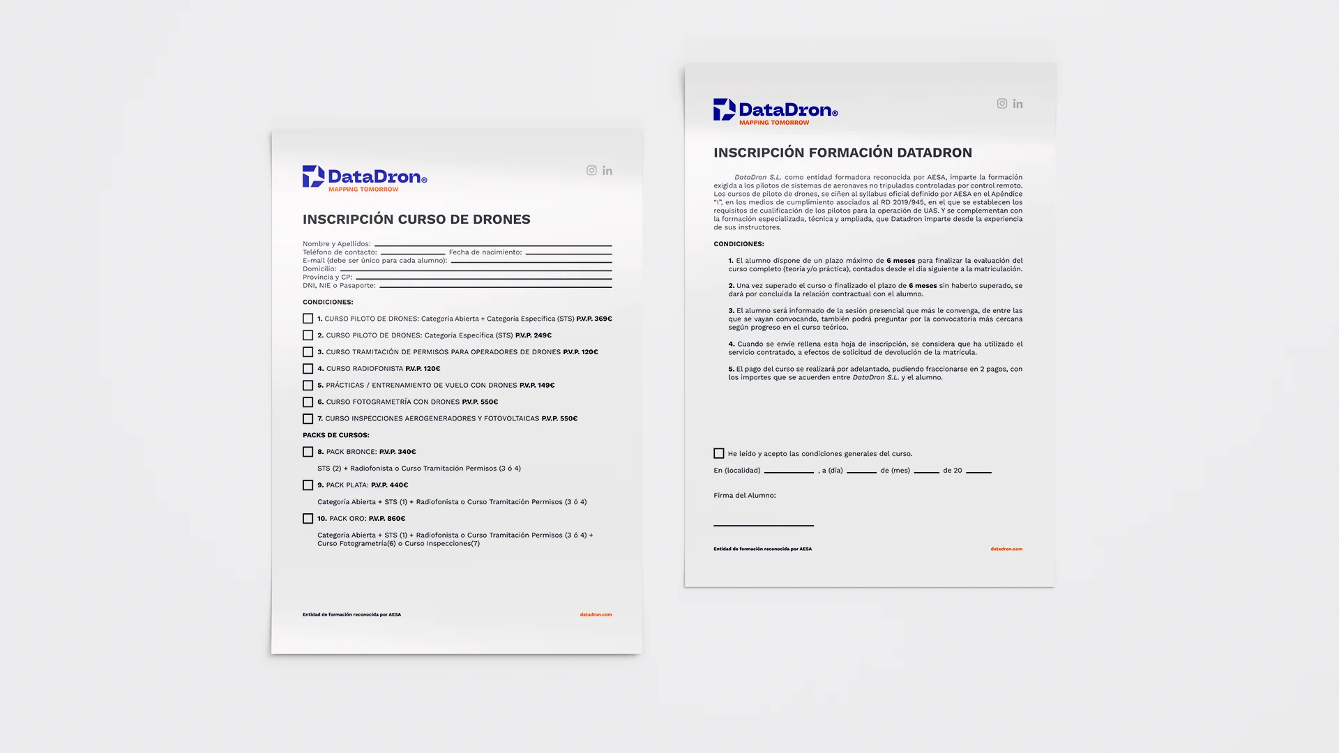 Imagen del proyecto de branding tecnológico Datadron – captura 7